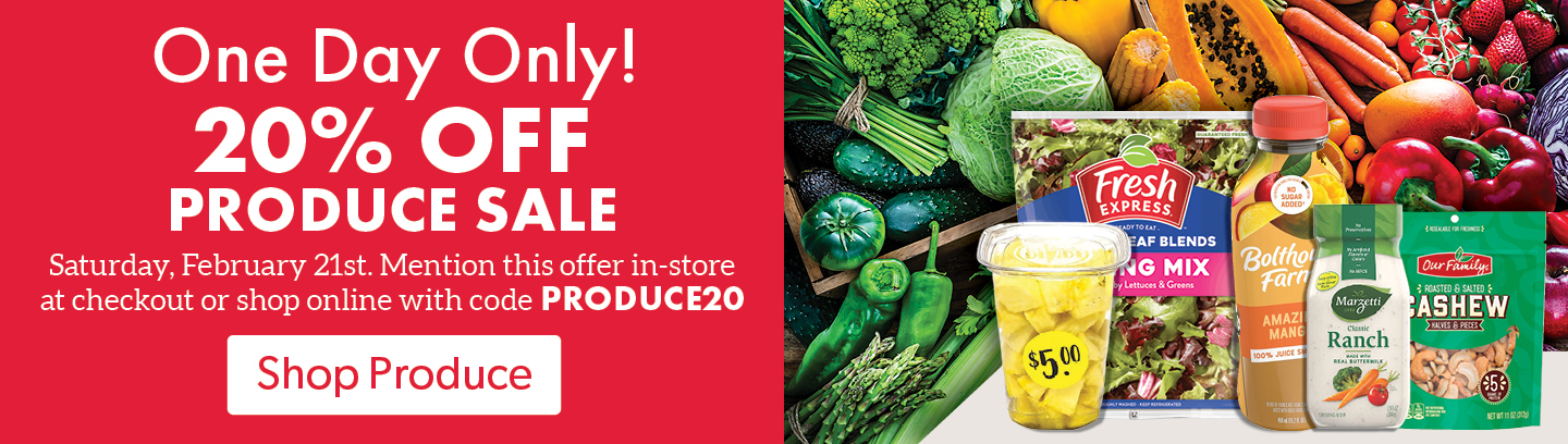 20 Percent Sale Martin Hero Produce_1440 x 408