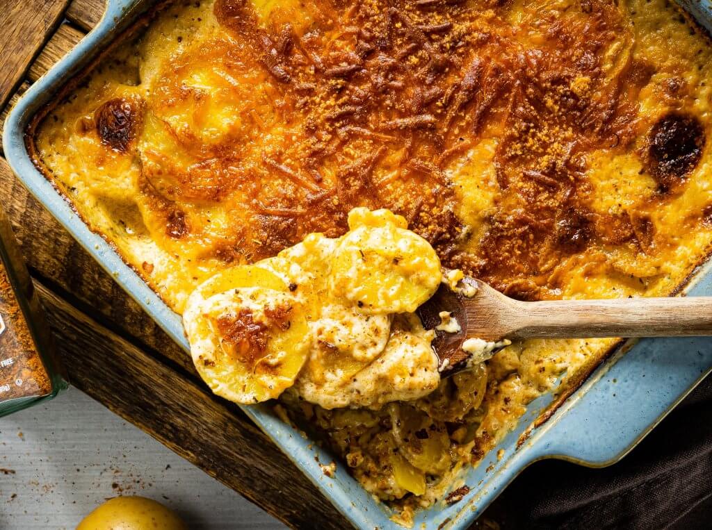 Creole Scalloped Potatoes