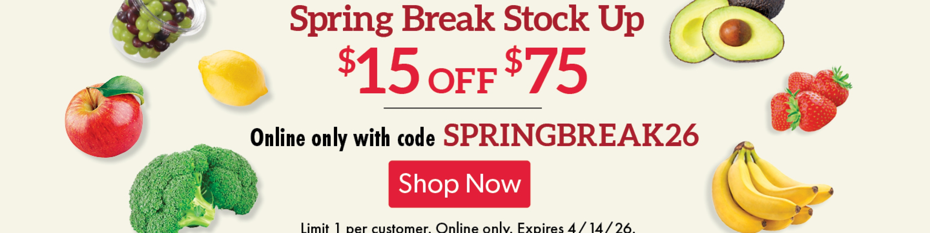 WK15 Ecom Spring Break Stockup Martin Hero_1440 x 408
